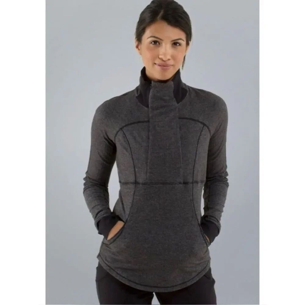 Lululemon Base Runner 1/2 Zip Jacket Size 8